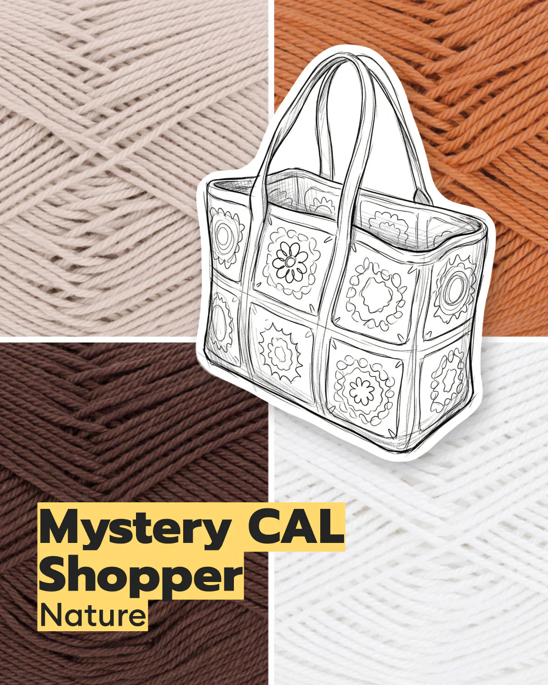 Häkelset Shopper Mystery Crochet Along