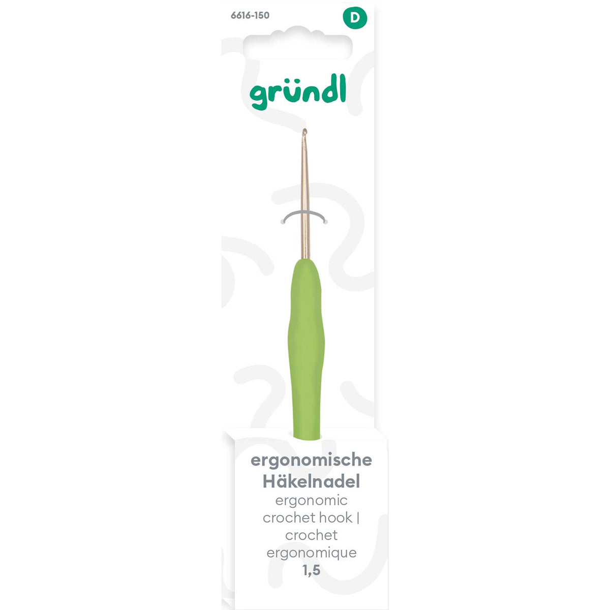 Ergonomic crochet hook
