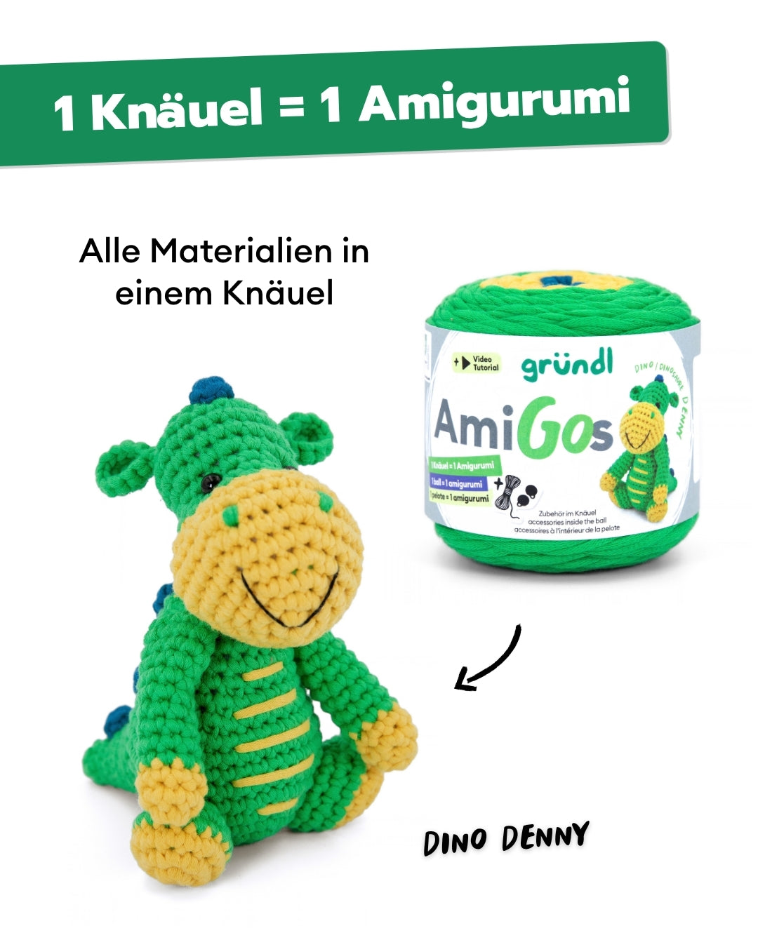 Häkelset Land & Luft AmiGos