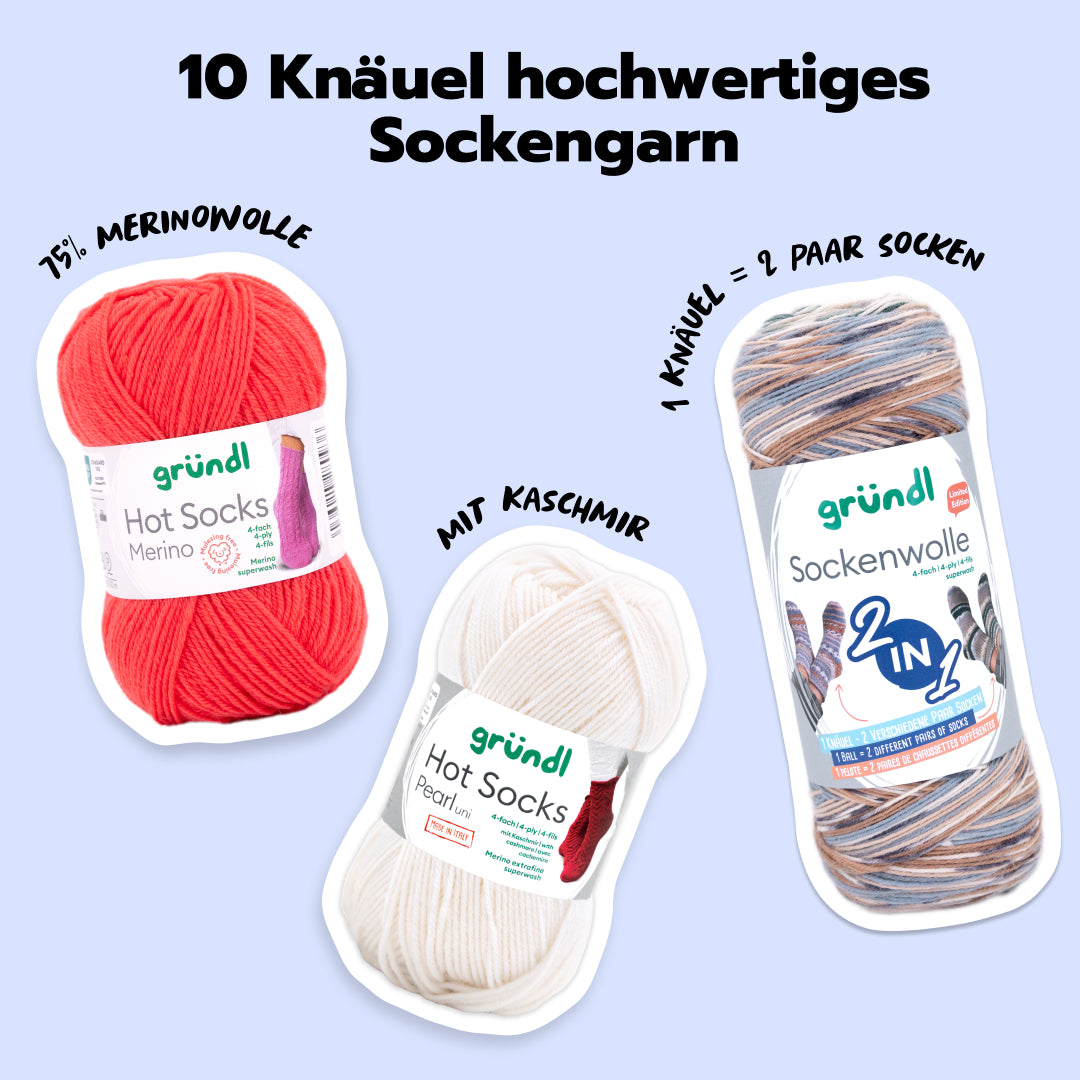 Strickset Sockenbestseller 4-fach