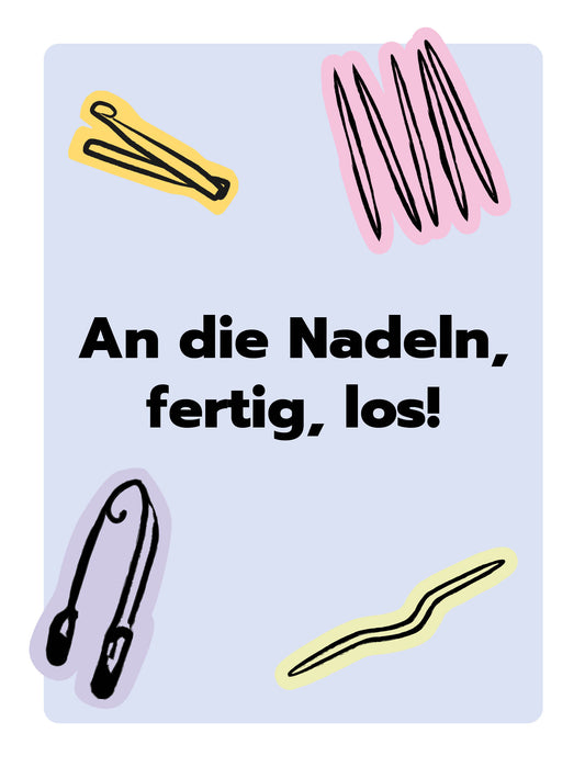 An die Nadeln, fertig, los!