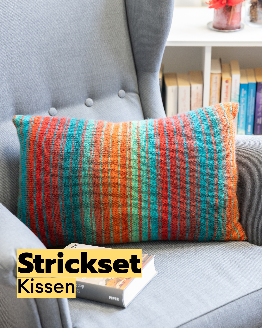 Strickset Kaja Kissenhülle