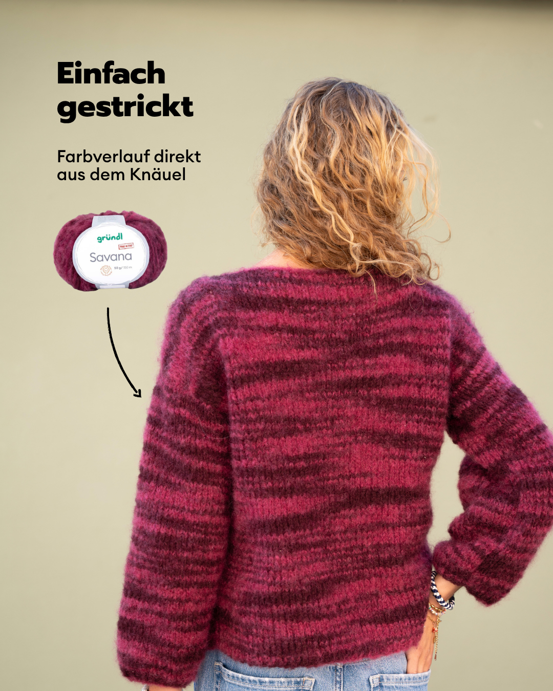 Strickset Peonia Pullover