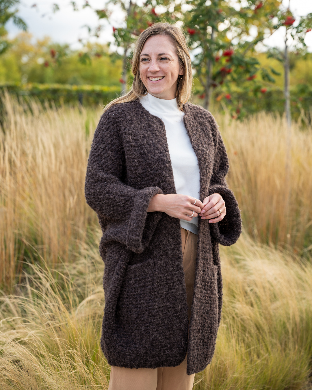 Strickset Oversize-Cardigan