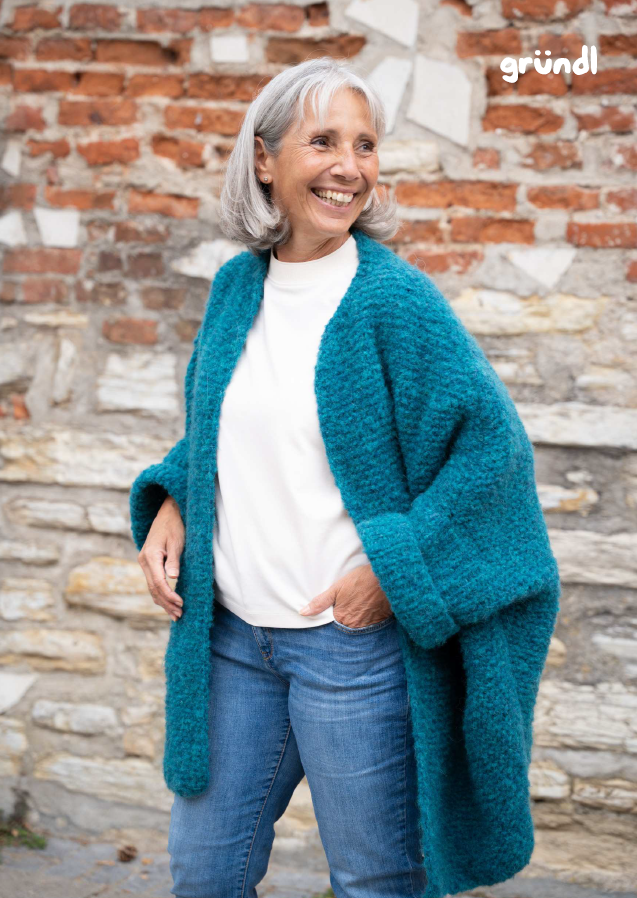 Anleitung Oversize-Cardigan