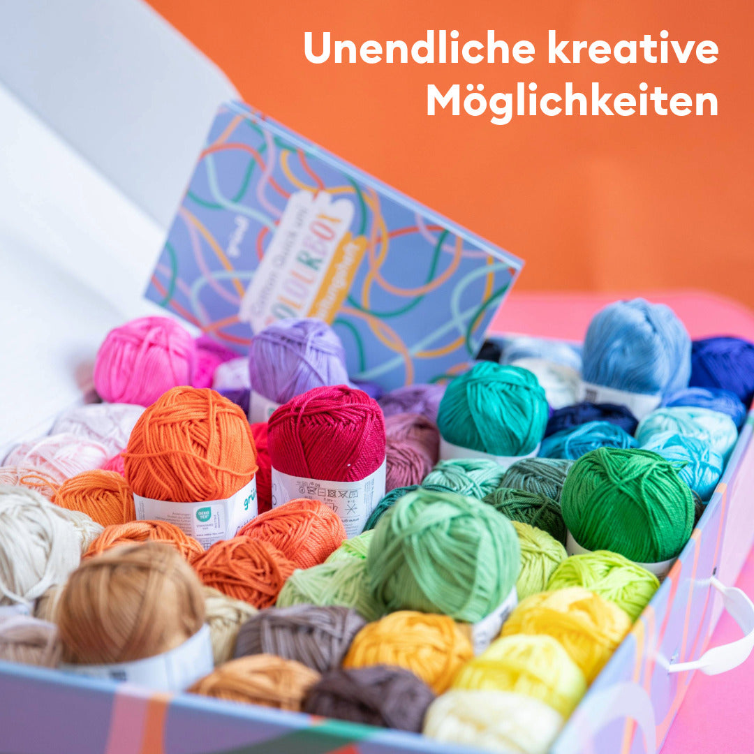 Cotton Quick uni Colourbox - 70 Farben