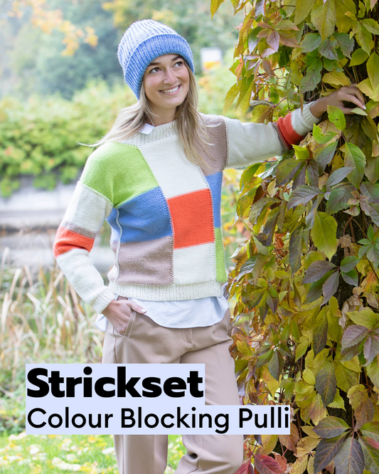 Strickset Colour-Blocking Pullover