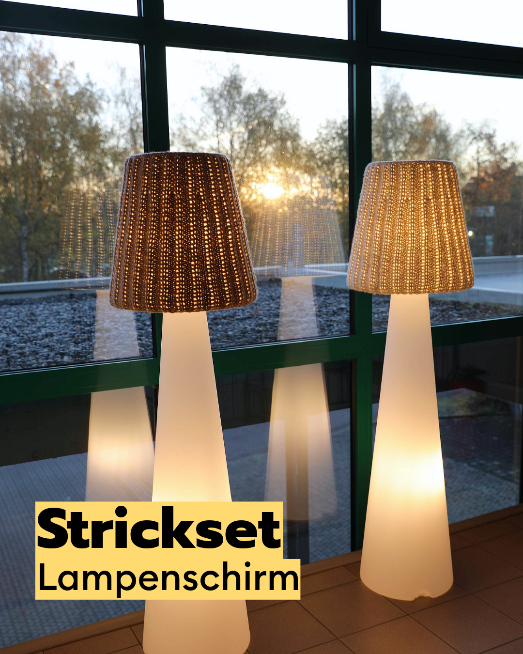 Knitting kit lampshade from Alaska uni