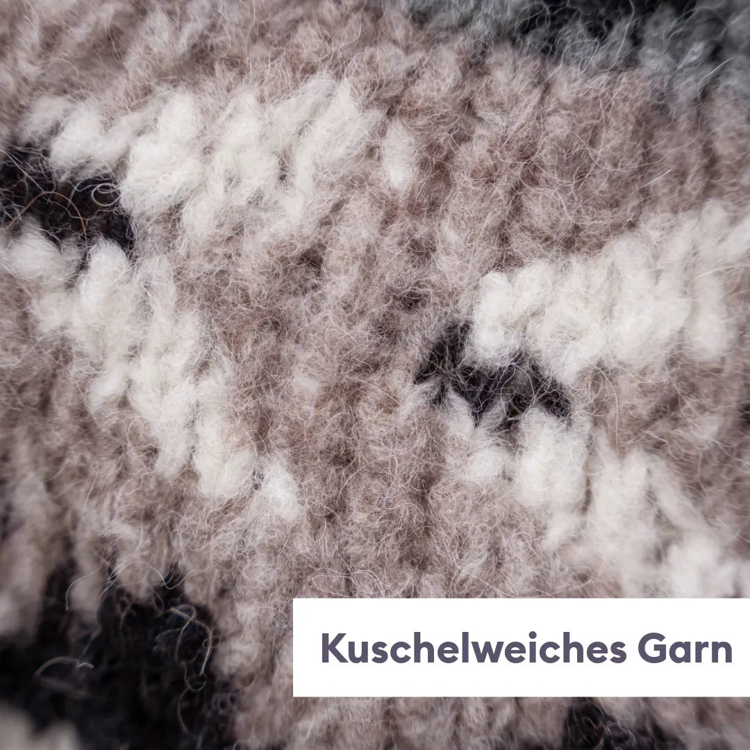 Knitting set jacquard sweater top down
