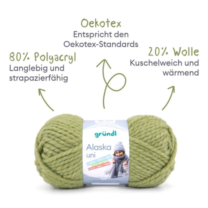 Strickset Mütze und Schal