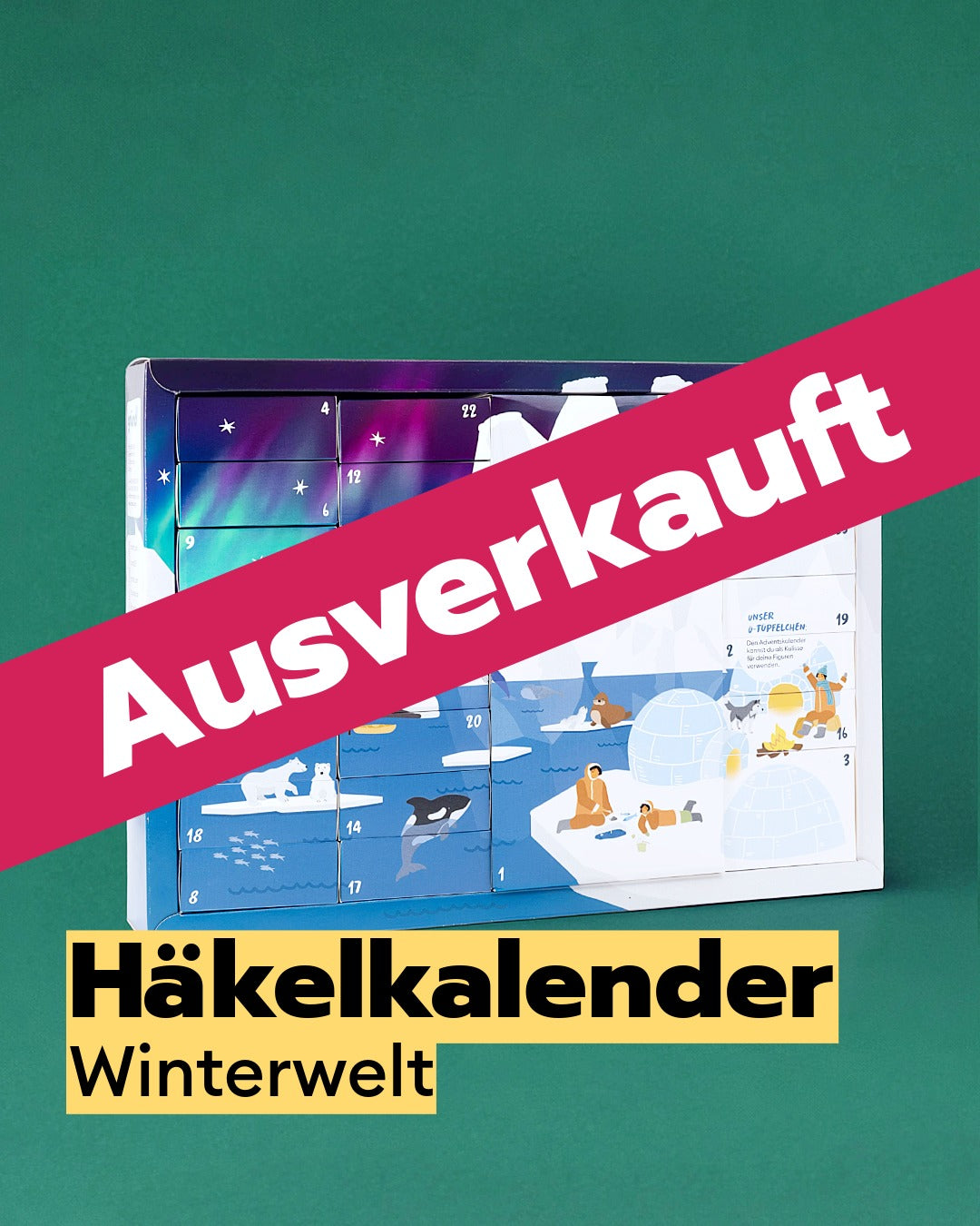 Häkel-Adventskalender Winterwelt