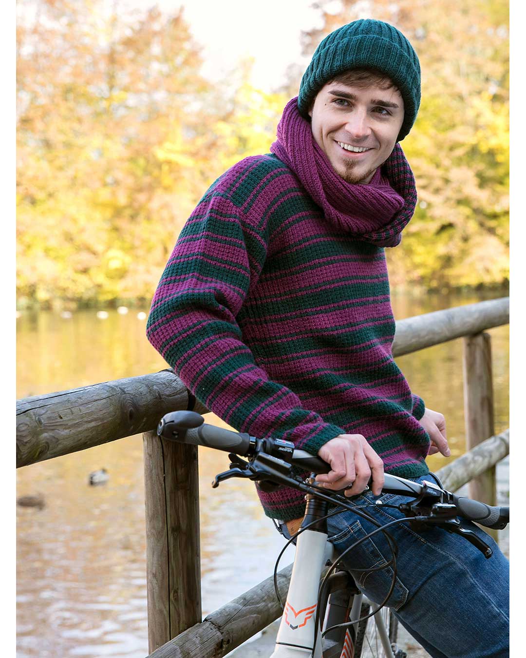 Anleitung Gestreifter Herrenpullover