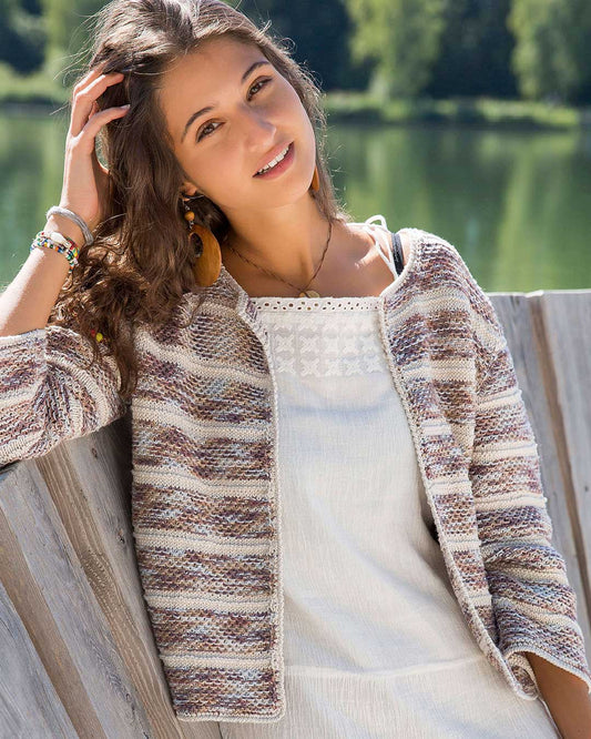 Anleitung Jacke mit Streifen