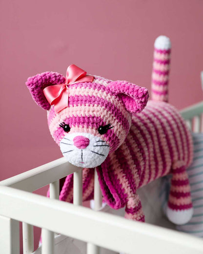 Anleitung Babydecke Katze