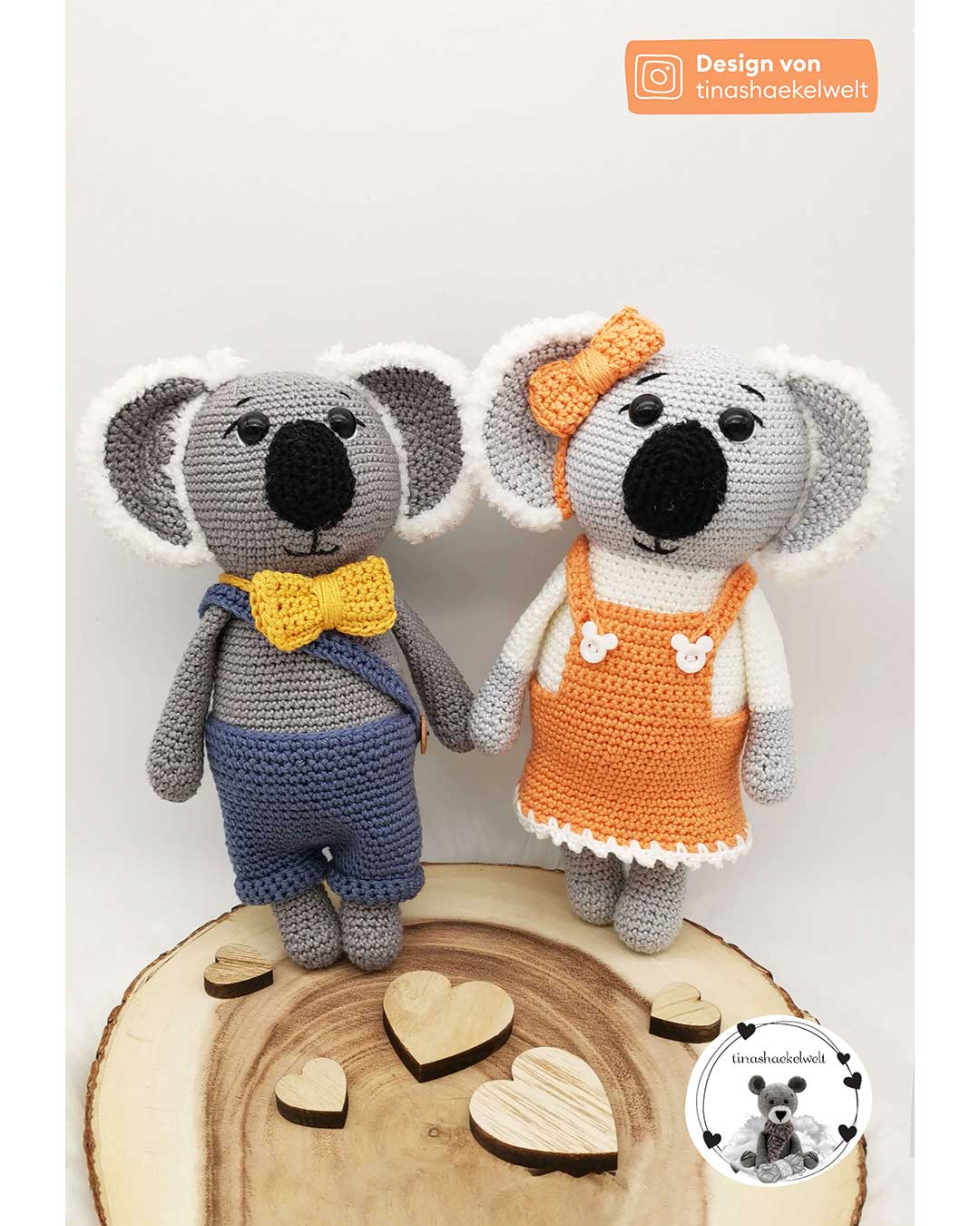 Anleitung Amigurumi Koalapärchen Kurt und Karla