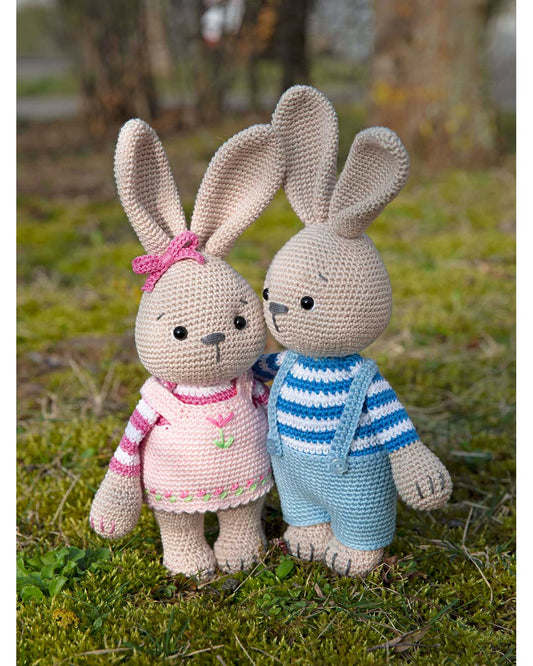 Anleitung Hasenpärchen Nina & Nick