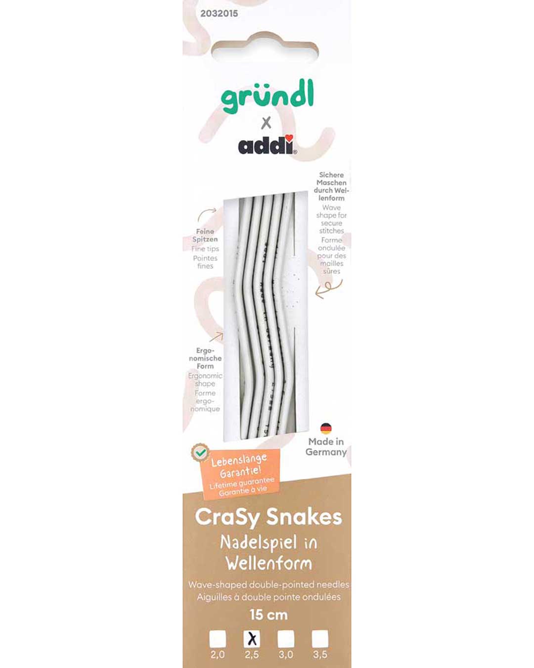 CraSy Snakes Nadelspiel in Wellenform