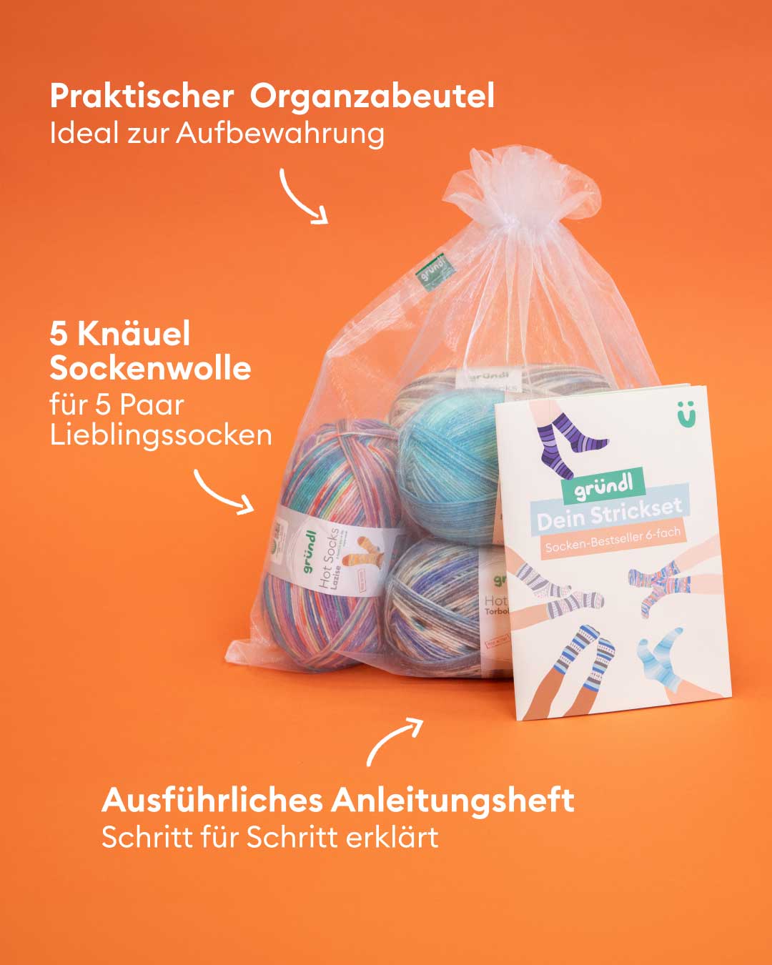 Knitting kit Best-selling Socks 6-ply