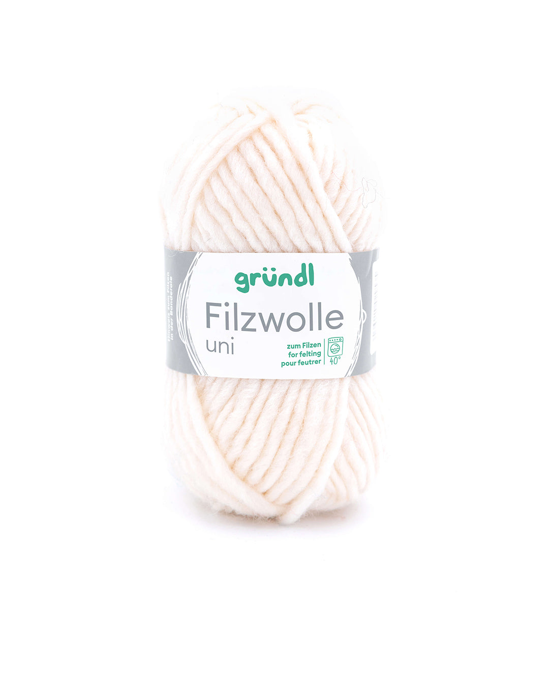 Filzwolle uni