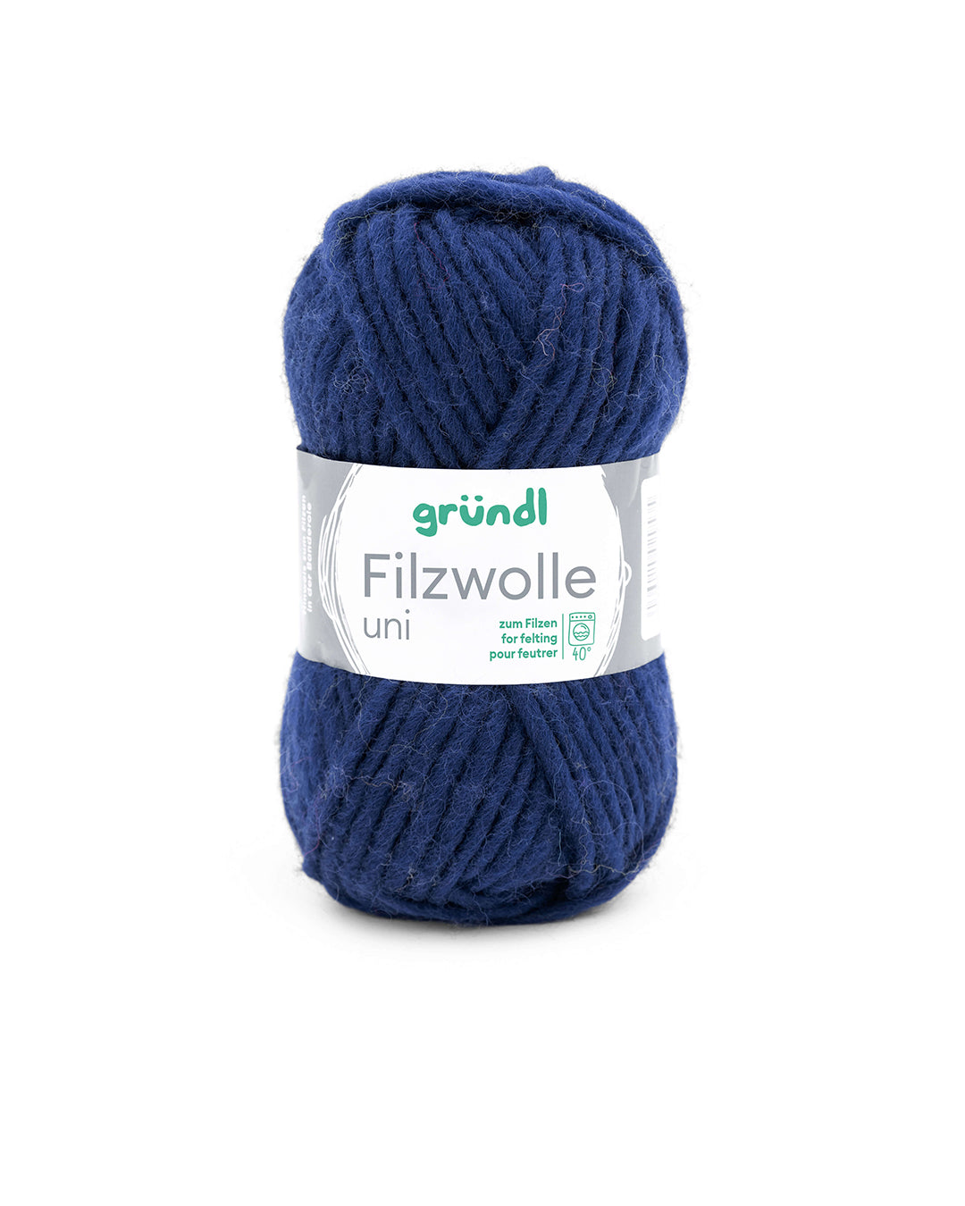 Filzwolle uni